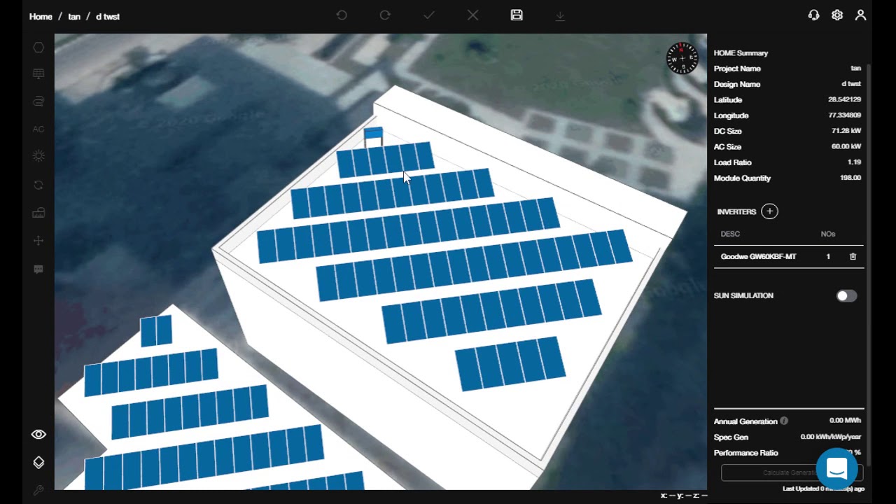 SolarLabs Solar Design स्टूडियो में Inverter का उपयोग कैसे करें