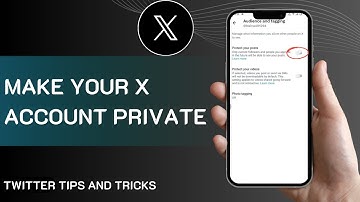 How To Make Your X Or Twitter Account Private | Manage Privacy Settings Tutorial