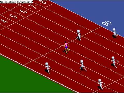 Sprinter Winning the Extraterrestrials