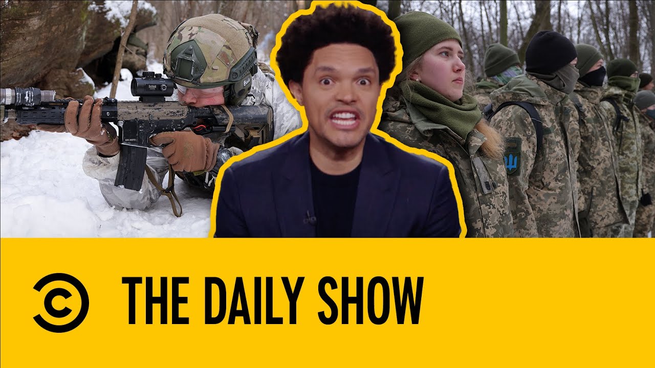 Russia Mobilising Thousands Of Troops On Ukraine Border | The Daily Show With Trevor Noah