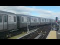NYC R68  D Train Leaving Coney Island Stillwell Avenue With Electrical Sparks