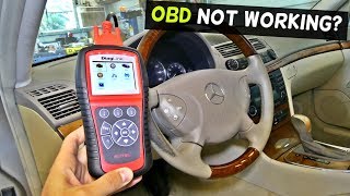 Mercedes W211 Obd Port Does Not Work - Youtube