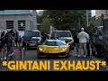 Lamborghini aventador svj  gintani exhaust  warsaw very loud