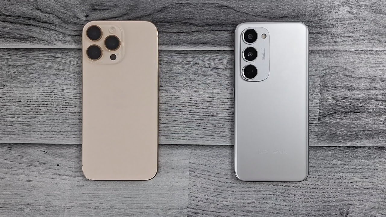 iPhone 16 Pro Max Vs Tecno Spark 40 Pro Plus Speed Test Comparison 