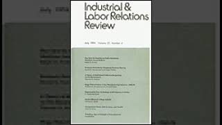 Industrial and Labor Relations Review | Wikipedia audio article