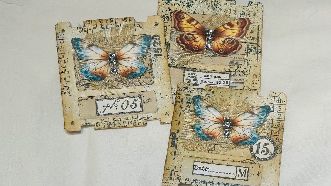 Craft with Me : Grungy Specimen Cards inspired by @CraftybyToni