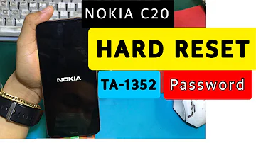 Nokia C20 TA-1352 Hard reset Password
