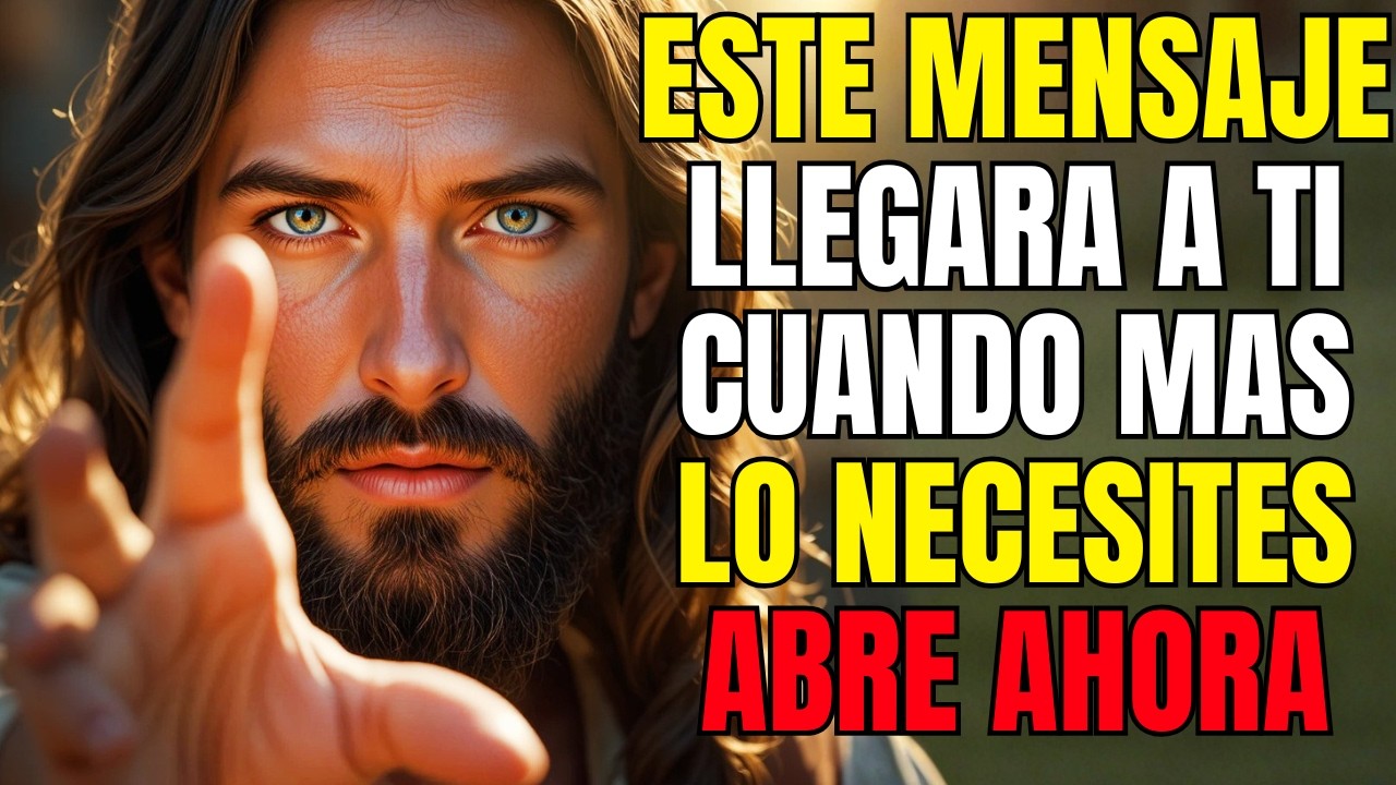 DIOS DICE: ESTE MENSAJE TE APARECERÁ EN EL MOMENTO PERFECTO