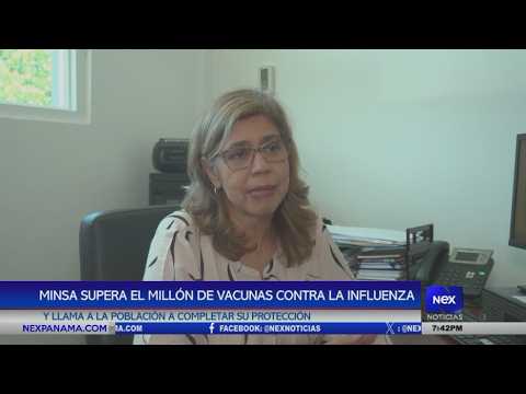 MINSA surpasses one million influenza vaccines and urges the population to get vaccinated