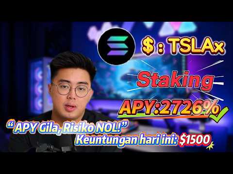 📈 Staking TSLAx Solana untuk Passive Income? Analisis Model 2726%