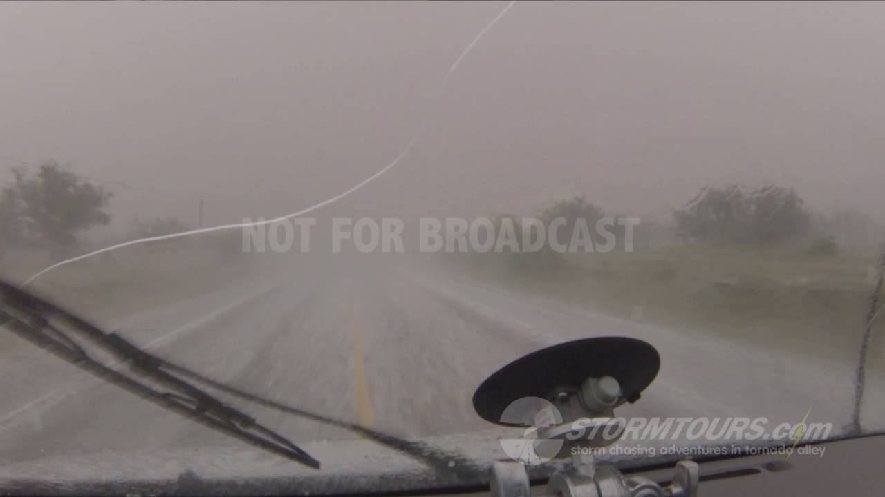 Windshield Destroyed by Hail - YouTube