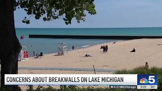 Evanston officials discuss dangers of breakwalls on Lake Michigan