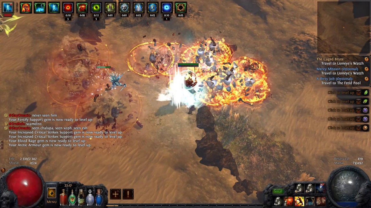 Scion leveling poe