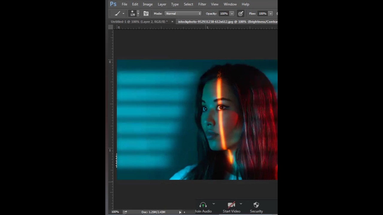 How to create realistic window light in Photoshop Tutorial 
