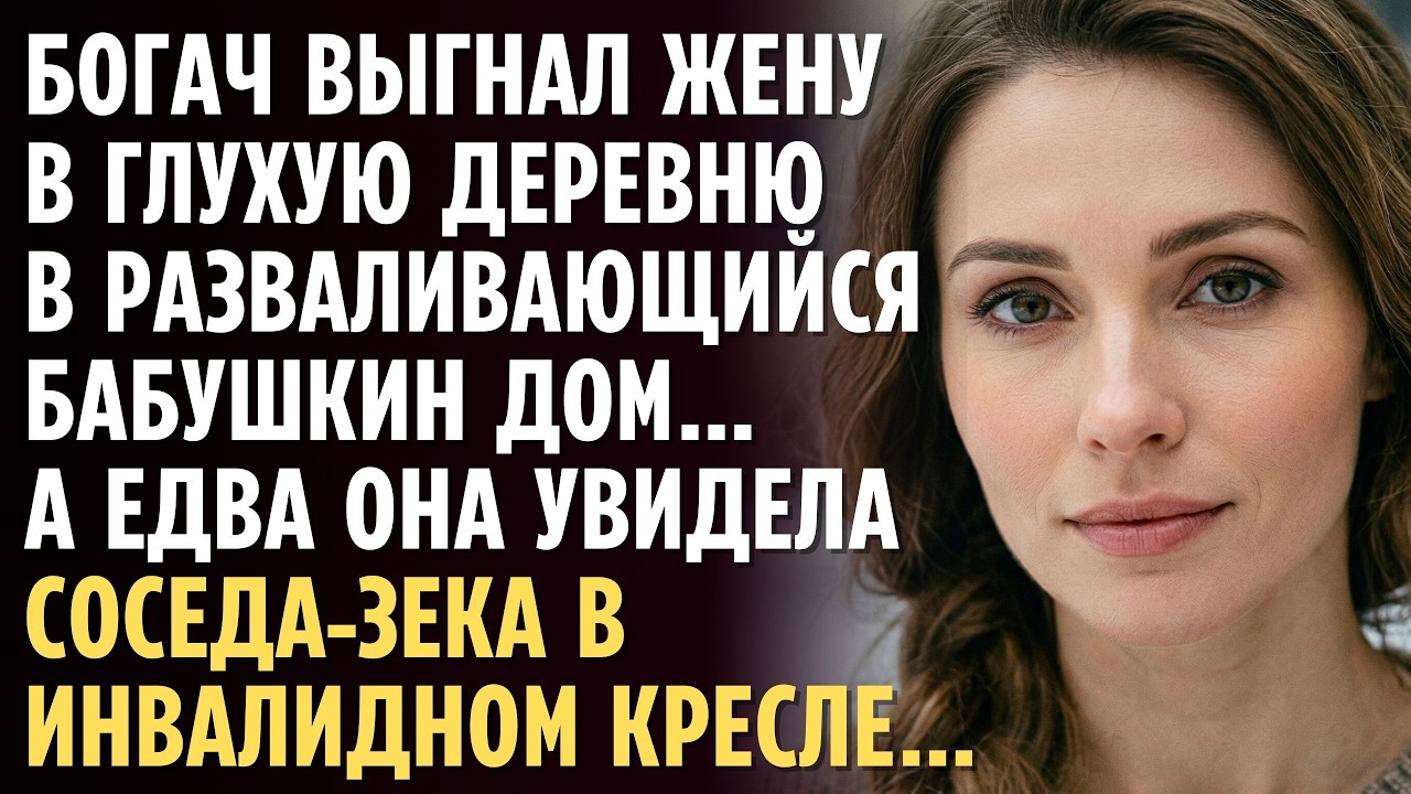 БОГАЧ выгнал жену в глухую деревню в разваливающийся бабушкин дом…А едва она увидела ЗЕКА на крыльце