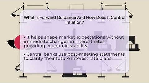 What Is Forward Guidance And How Does It Control Inflation? - Inflation Insight Channel