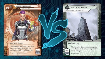 [EN] Android: Netrunner - In English #40 Alice Apo VS Argus Rush