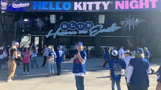 Dodgers Hello kitty night (April 17) 2024 #vlog 