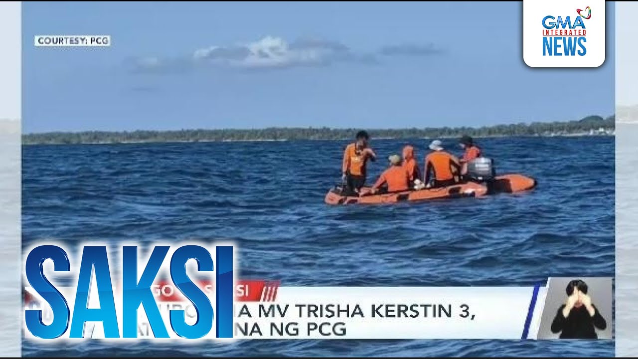 Lumubog na MV Trisha Kerstin 3, natunton na ng PCG | Saksi