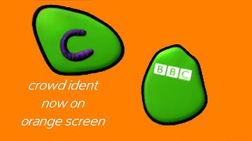 CBBC 2002-2005 ident - Crowd/Paramount on Orange Screen