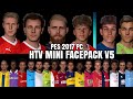 PES 2017 HTV MINIFACEPACK V5 BY HTv
