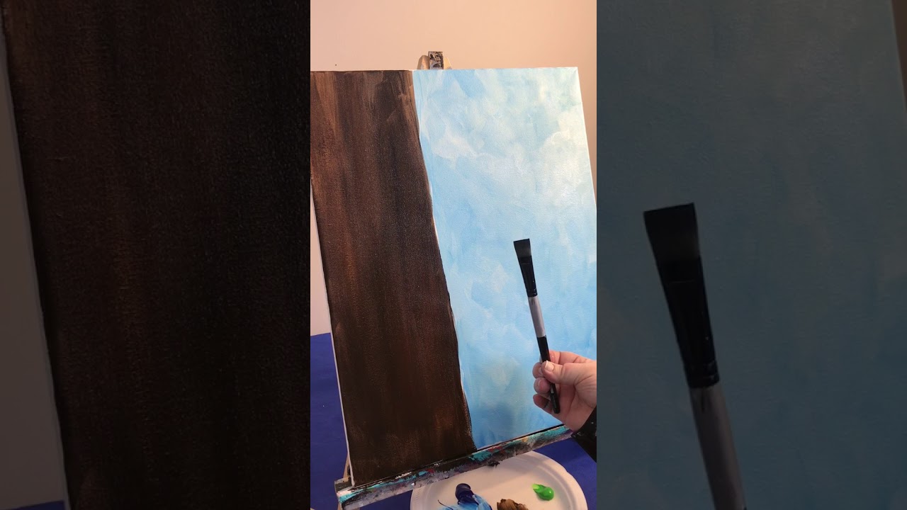 Lovebirds acrylic painting tutorial