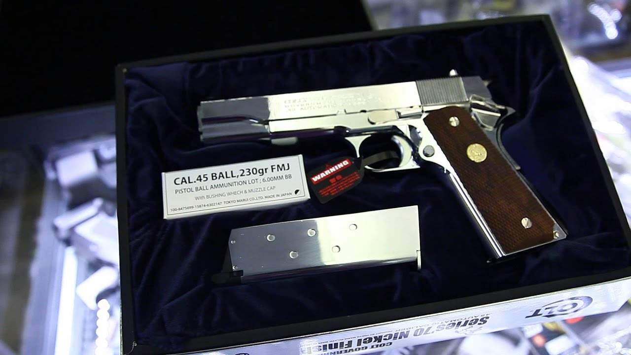 Marui COLT series 70 Nickle review by CRW-airsoft.com
