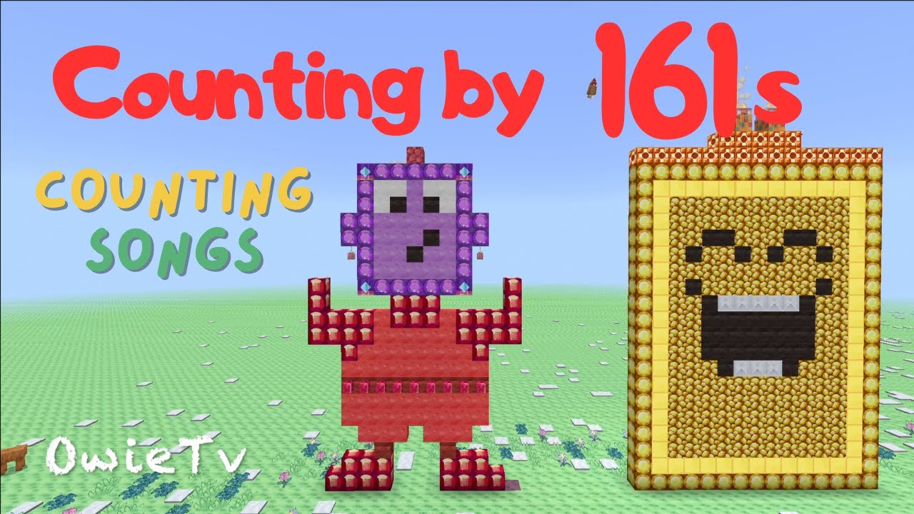 Counting by 161 Song | Minecraft Numberblocks Counting Songs | Math and Number Songs for Kids