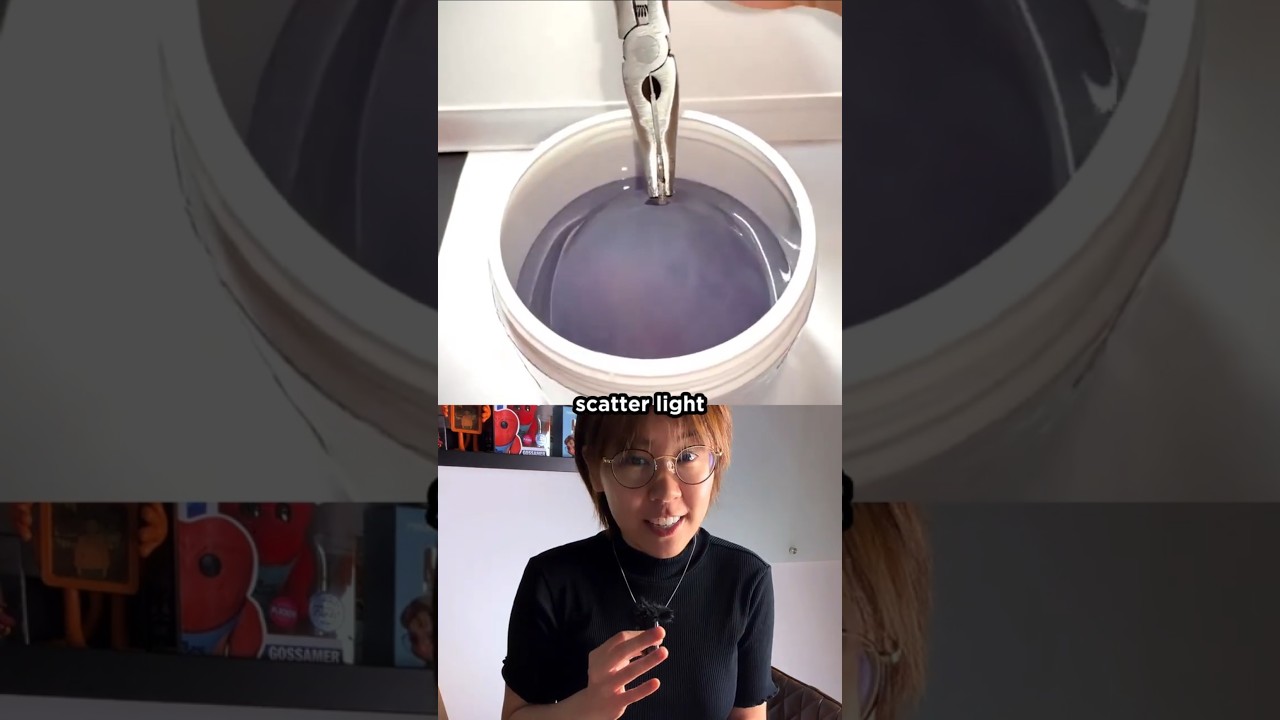 Frosted to transparent in seconds #resin #transformation #satisfying