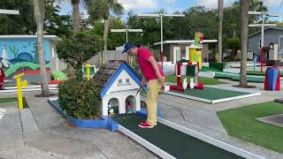 A Goofy Walk through Course 2 at Goofy Golf in Fort Walton Beach, FL