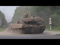 Tankconvoys in Summer of 2021 in Germany(SchübZ Juni und Juli 2021 mit Panzerschnellbrücke Leguan)