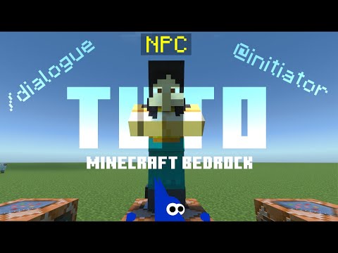 Comment utiliser le NPC et le /dialogue sur Minecraft ?!? [CommandBlock]