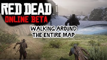 *LIVE* WALKING AROUND THE ENTIRE RDR2 MAP WITHOUT MINI MAP!