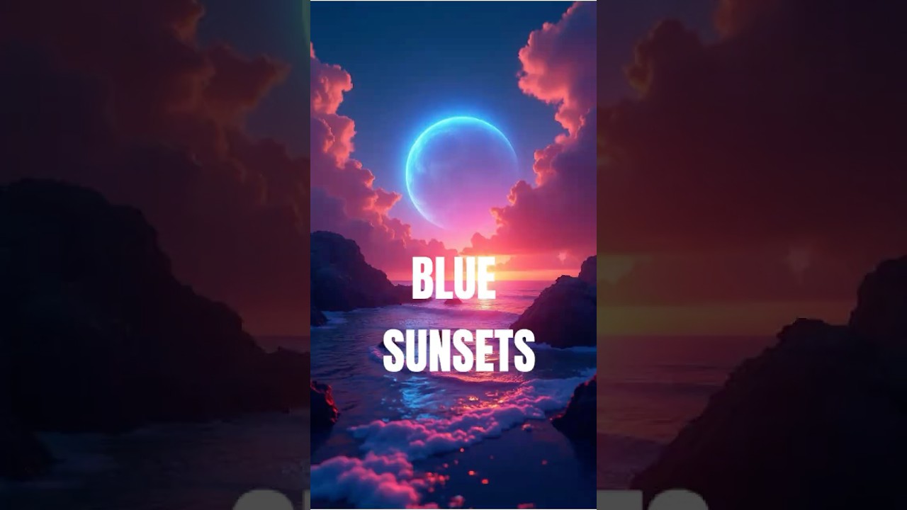 Why Mars Sunsets Glow Blue: A Cosmic Phenomenon🌅🔵:#MarsSunsets #CosmicScience #NASA #Astronomy