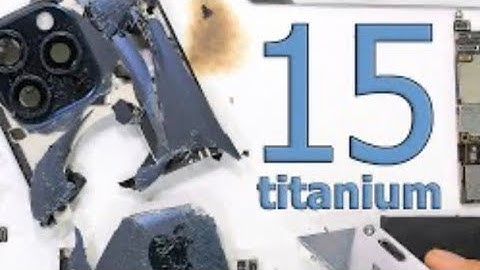 iPhone 15pro max part 2 Be gentle with Apples new Titanium iPhone 15 ProMax ... Yikes!