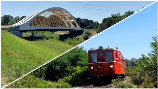 Vlaky Most Oskar + Trať Břeclav - Boří les (Vlakomen, 12. 8. 2023)