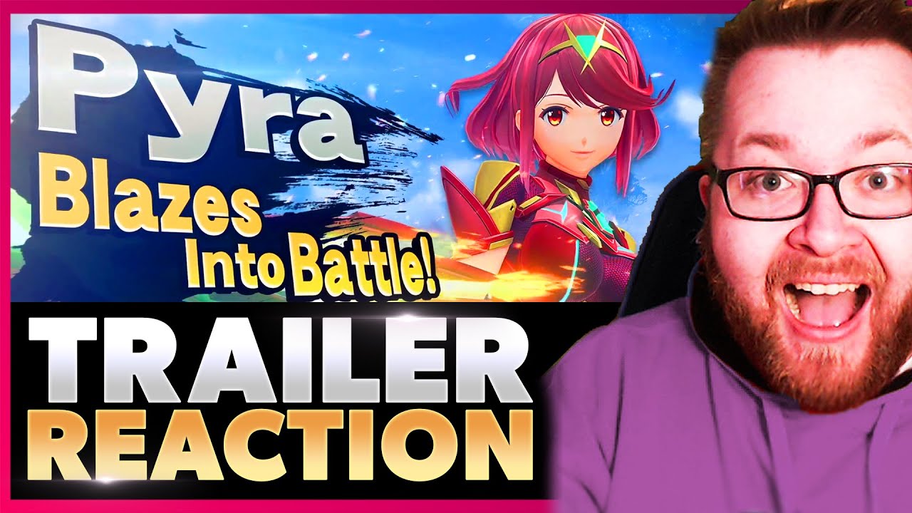 🔥 SUPER SMASH BROS PYRA + MYTHRA NINTENDO DIRECT TRAILER REACTION! 🤯 Kazrisk Reacts