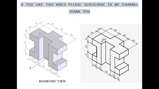 #How to do #Isometric #Part #Model in SolidWorks by Hebry Sunny K For Beginners.