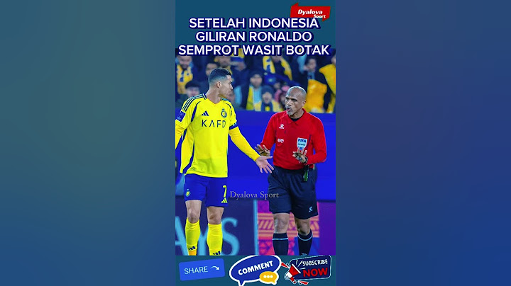 RONALDO SEMPROT WASIT BOTAK YANG RAMPOK KEMENANGAN INDONESIA VS BAHRAIN