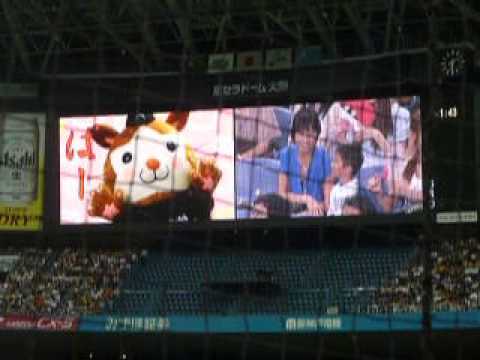 ２０１２年オールスター第１戦　マスコットとじゃんけん勝負？