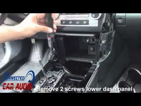 remove factory stereo Camry  2012 - 2014