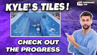 Kyle Tiles his DIY Hot Tub - check out the progress - wow!