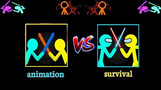 SUPREME DUELIST STICKMAN 🇷🇺 🇻🇳 ORIGINAL VS SURVIVAL 🇧🇷 #animation #gaming #stickman @alanbecke screenshot 4