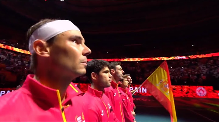 Davis Cup 2024 - An emotional anthem for Rafael Nadal in Malaga !