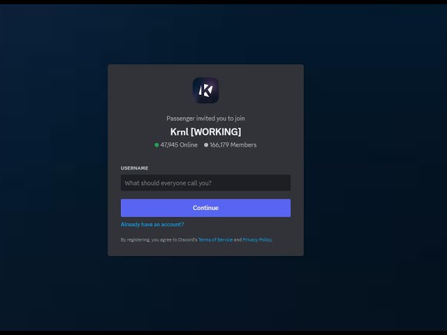 The state KRNL Discord server is in : r/Krnl