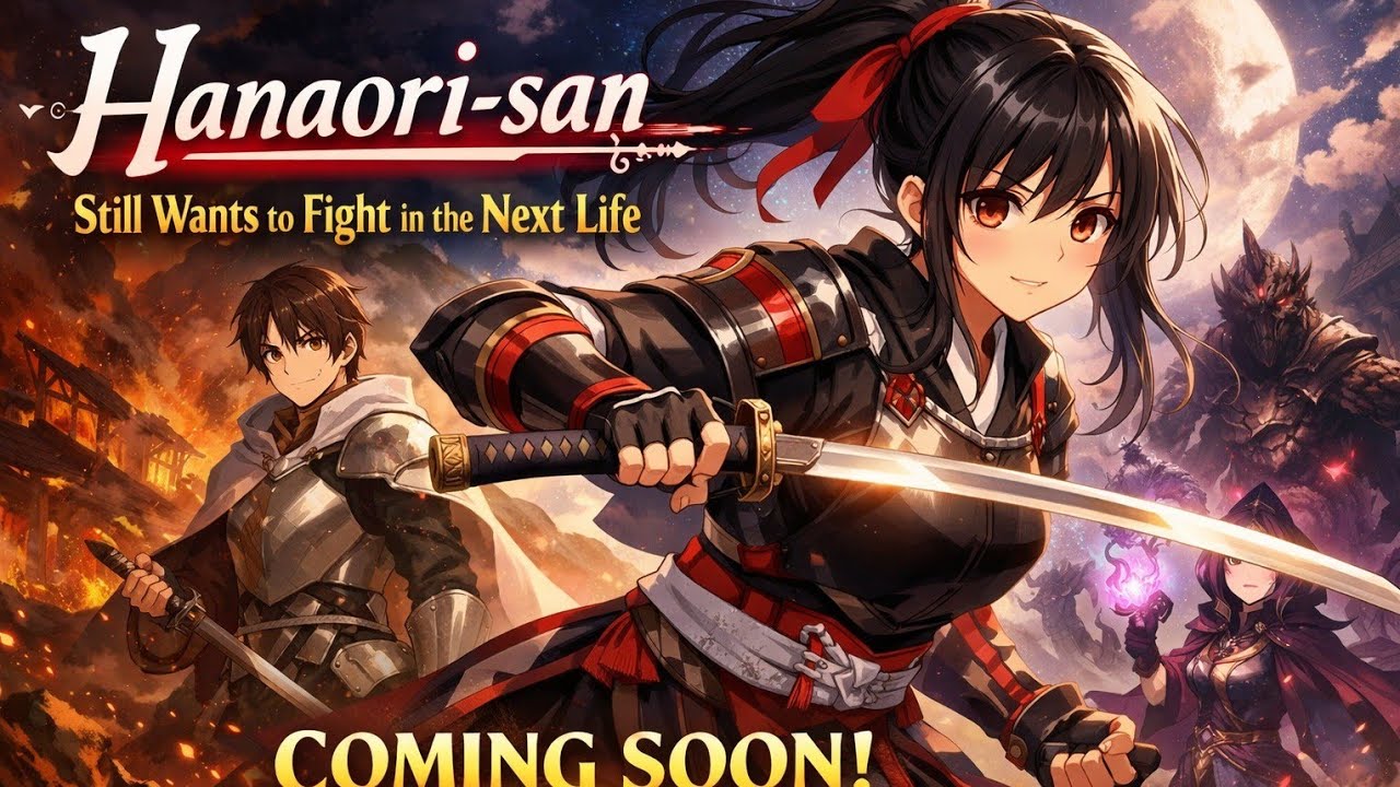 Hanaori-san Still Wants to Fight in the Next Life | Official Trailer | New Action Fantasy Anime