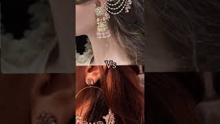 Hindu girl VS Punjabi girl #hindu girl  #Punjabi girl #trend #bangles #earring #fashion