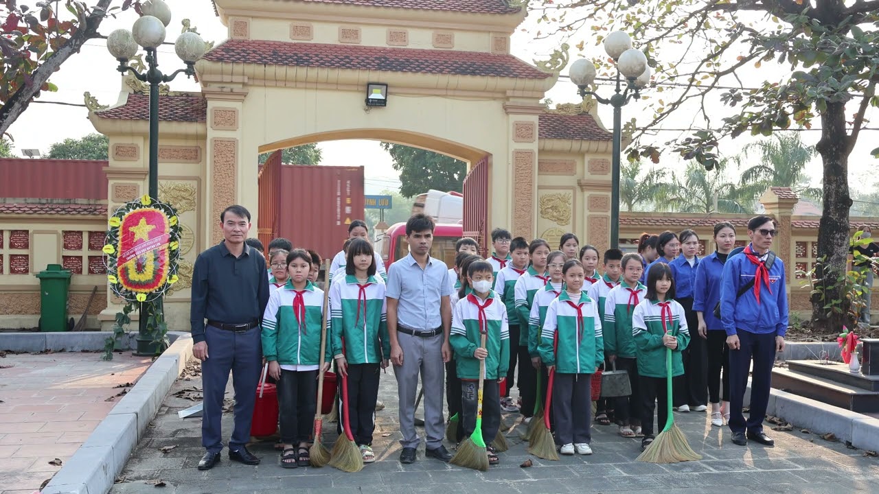 Liên đội trường T. H Quỳnh Lưu_Hoạt động chào mừng 22.12.2025