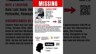 Zachary Vidal, Missing Person