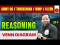 Venn Diagram | Reasoning for Army GD/Tradesman/WMP/Clerk | By Sachin Modi Sir🚀